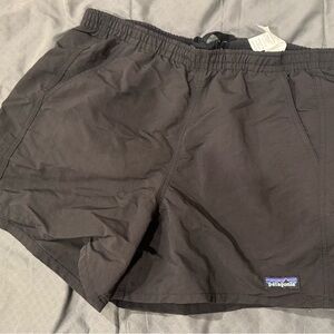 Patagonia black baggies 5” shorts